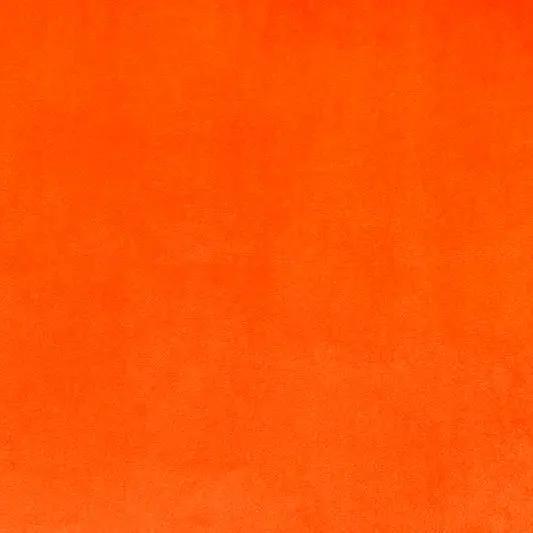 Minky Cuddle Fabric Solid Mandarin