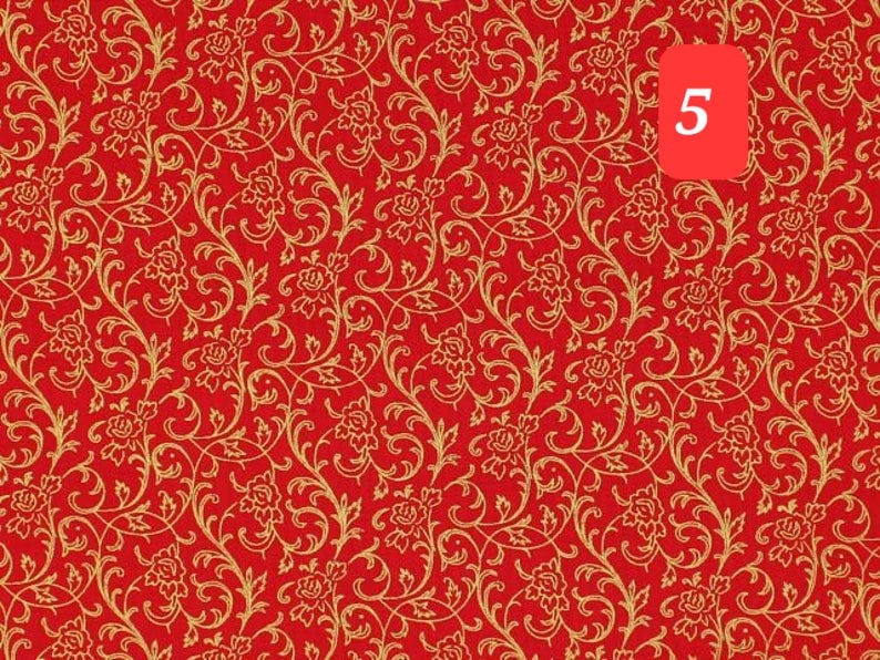 Fabric Panel Quilting Santa Christmas 100% Cotton