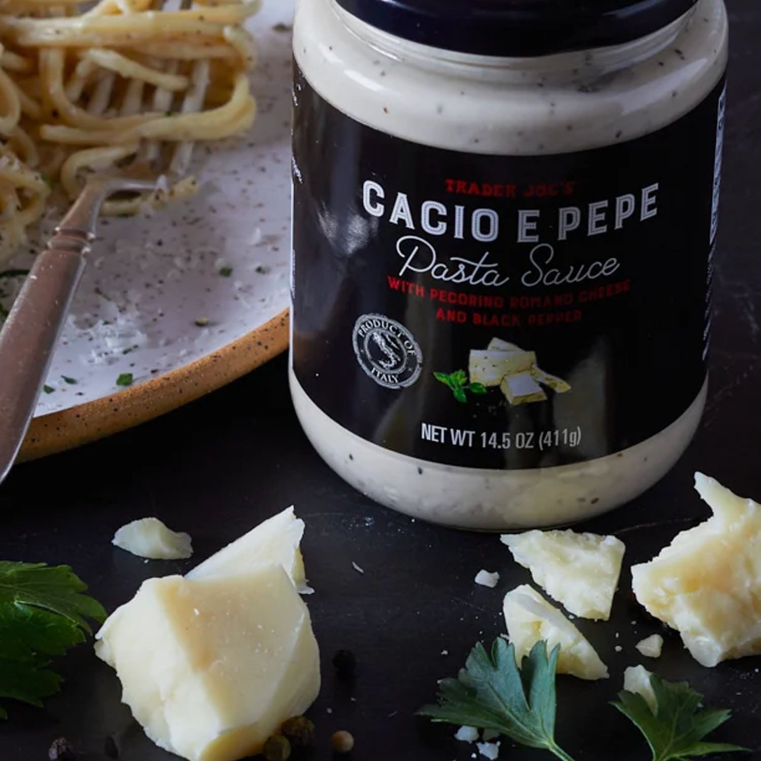 Trader Joe’s Cacio E Pepe Pasta Sauce 14.5 Oz