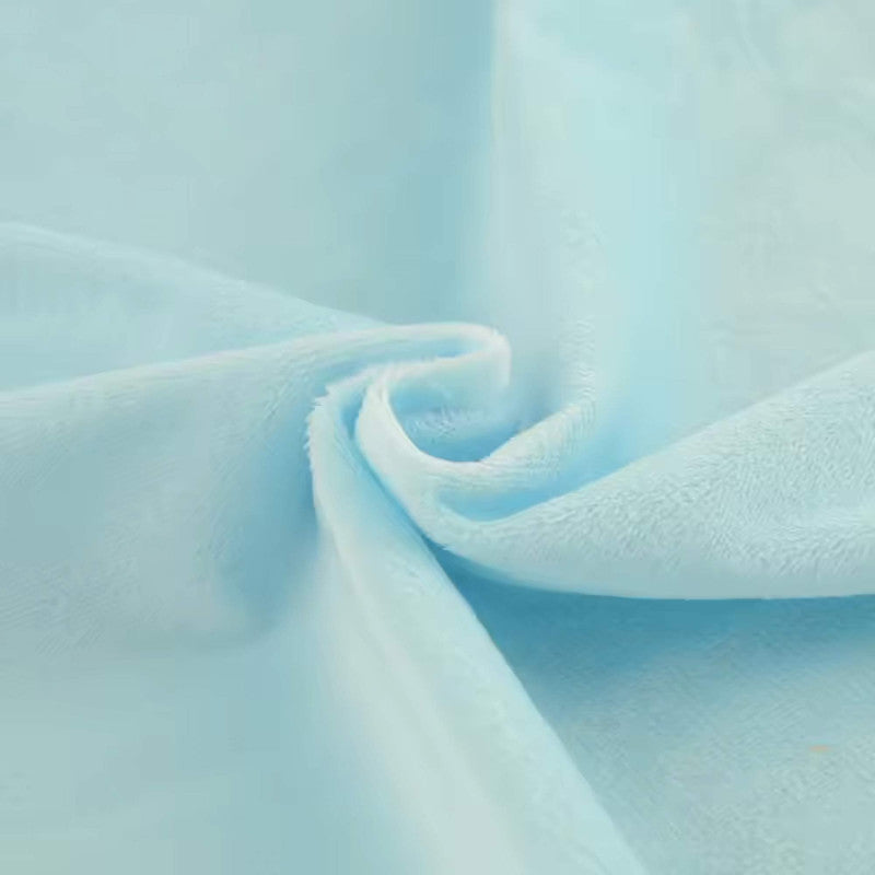 Solid Color Short Plush Velvet Fabric Super Soft Cloth Diy Handmade Home Textile Toy Apparel Cushion Pillow Blanket Material