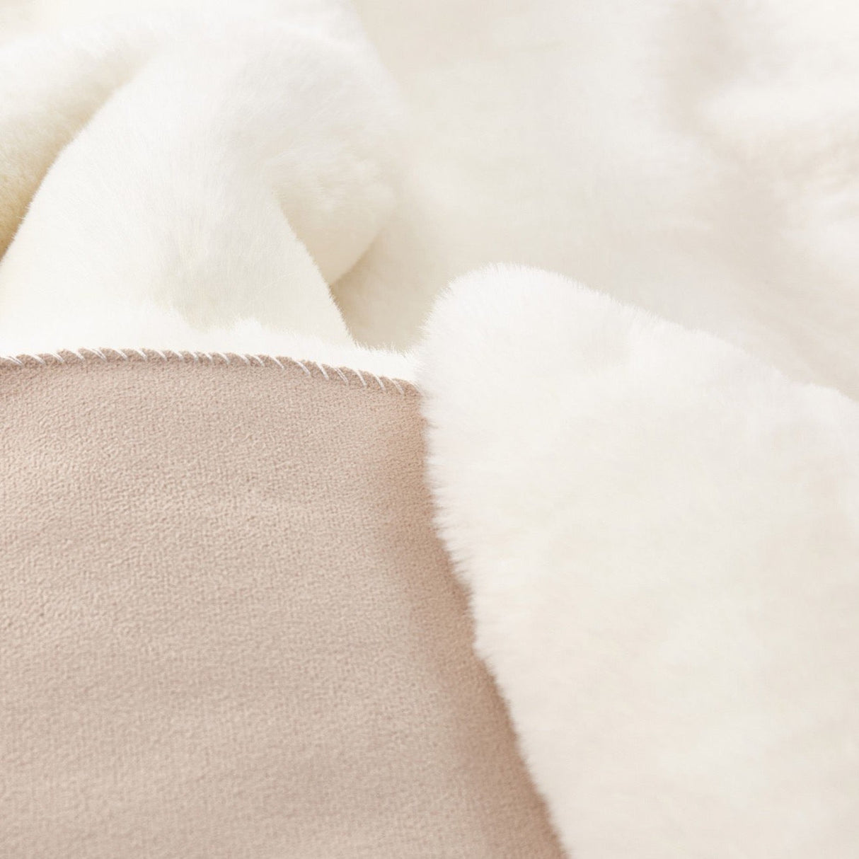 Soft Touch Faux Rabbit Chinchilla Feel Polyester Fabric - Solid Colors, 1" Pile Height (1 Rug)