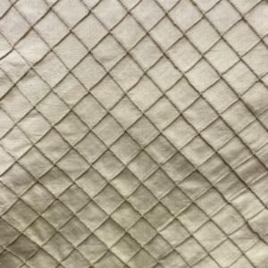 Raja Silk Fabric - Solid Small Diamond Geometric, 54" Width (1 Yard)