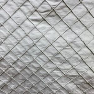 Raja Silk Fabric - Solid Small Diamond Geometric, 54" Width (1 Yard)