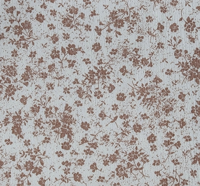 Rayon Crinkle 1D1289 100 Percent Rayon Fabric - Off White/Taupe Crinkle Texture, 50/52" Width
