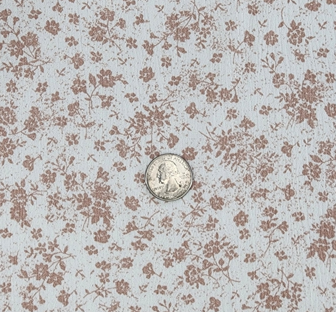 Rayon Crinkle 1D1289 100 Percent Rayon Fabric - Off White/Taupe Crinkle Texture, 50/52" Width