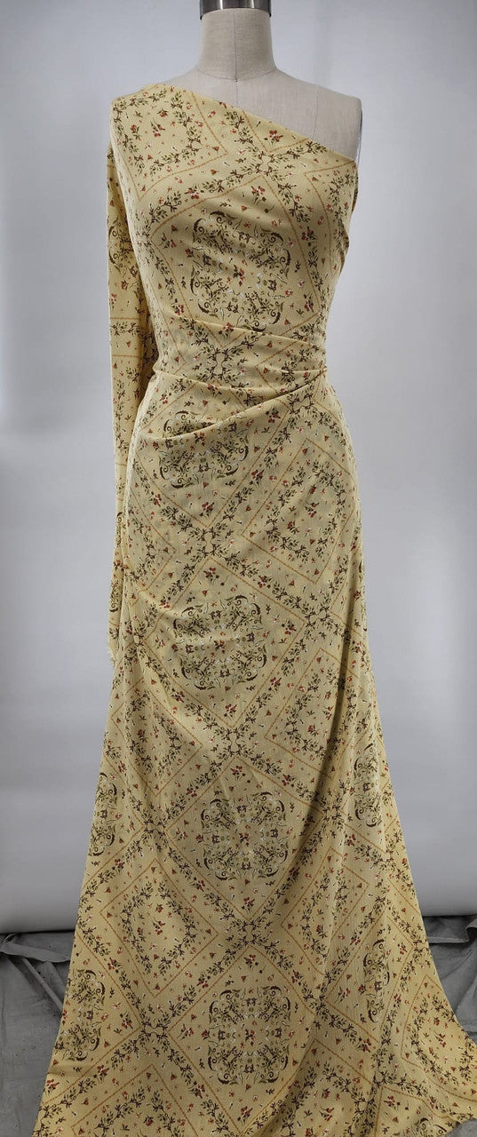 ১ গজ ক্যানিয়ন সানসেট রেয়ন ক্রিঙ্কল ফ্যাব্রিক, ১০০% রেয়ন, ৫০/৫২" চওড়া, হালকা পোশাকের উপাদান