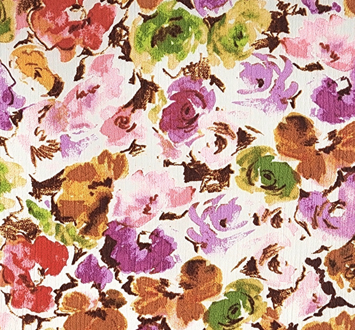 Rayon Crinkle Crepon 1 Yard Fabric Violet 50/52" Lightweight Textured Apparel Fabric