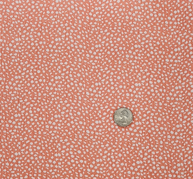 Rayon Crinkle 1D1046 100 Percent Rayon Fabric - Peach/Ivory Crinkle Texture, 50/52" Width