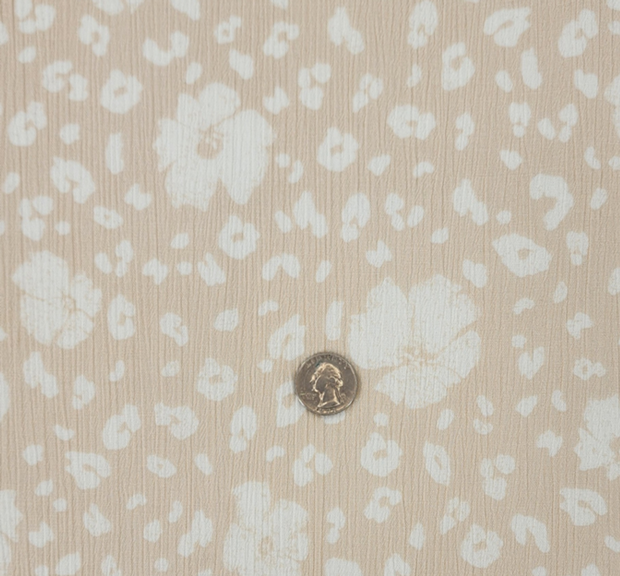 1 Yard Rayon Crinkle Butter Cream Woven Fabric Lightweight 50/52″ Wide 100% Rayon