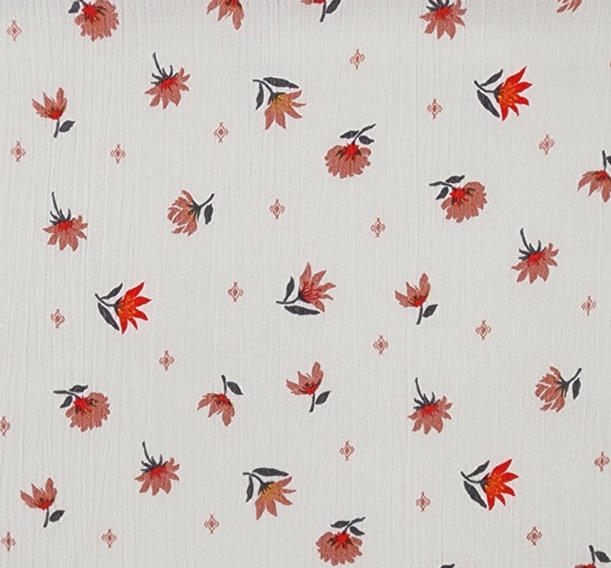 1 Yard Rayon Crinkle Ivory 50/52” Lightweight Textured Fabric