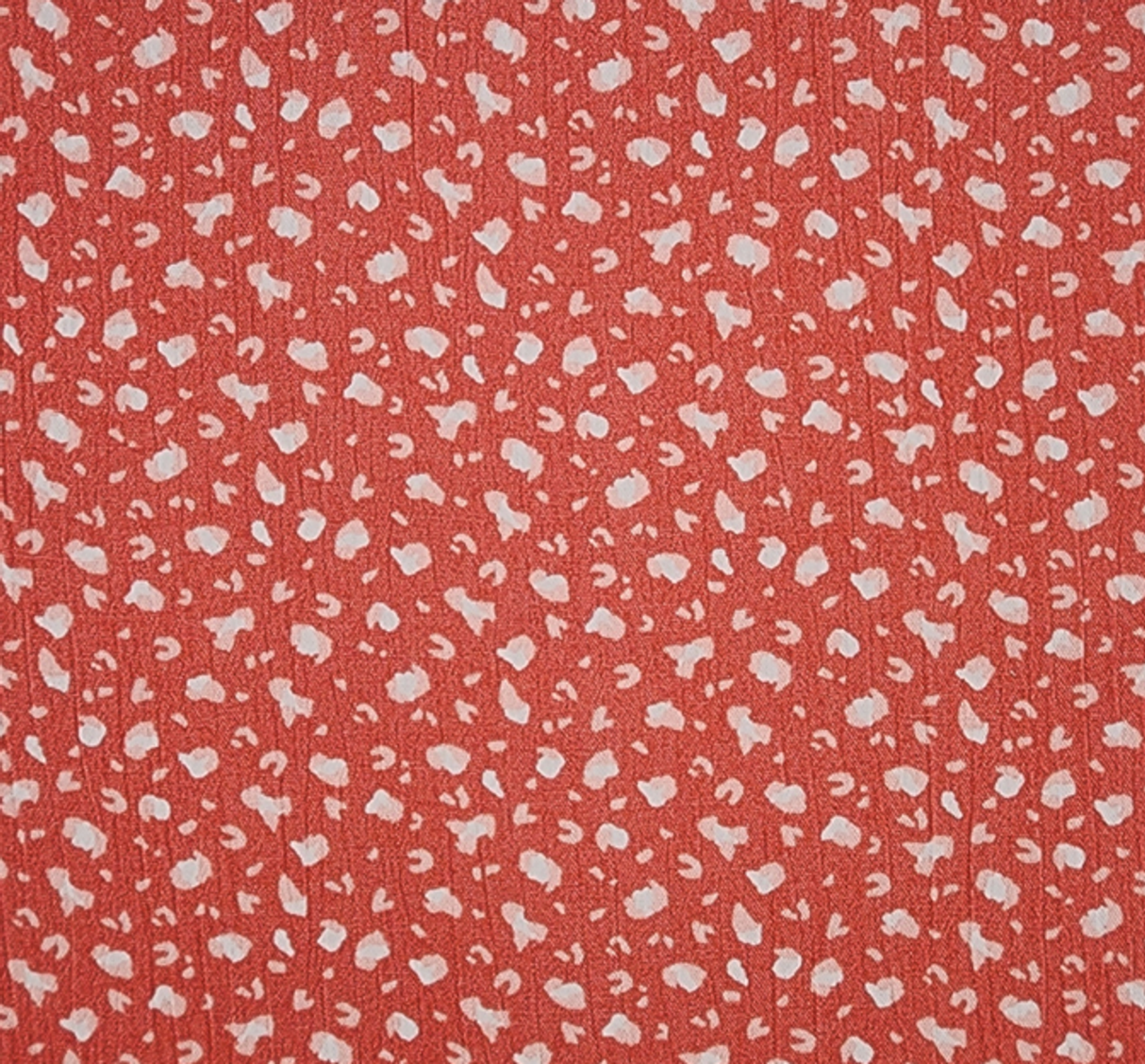 1 Yard Rayon Crinkle Burnt Coral Woven Fabric, 50/52″ Wide 100% Rayon