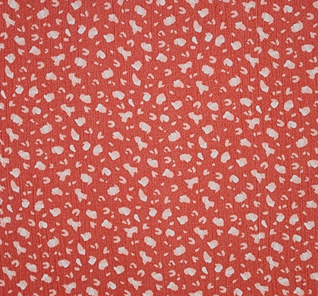 1 Yard Rayon Crinkle Burnt Coral Woven Fabric, 50/52″ Wide 100% Rayon