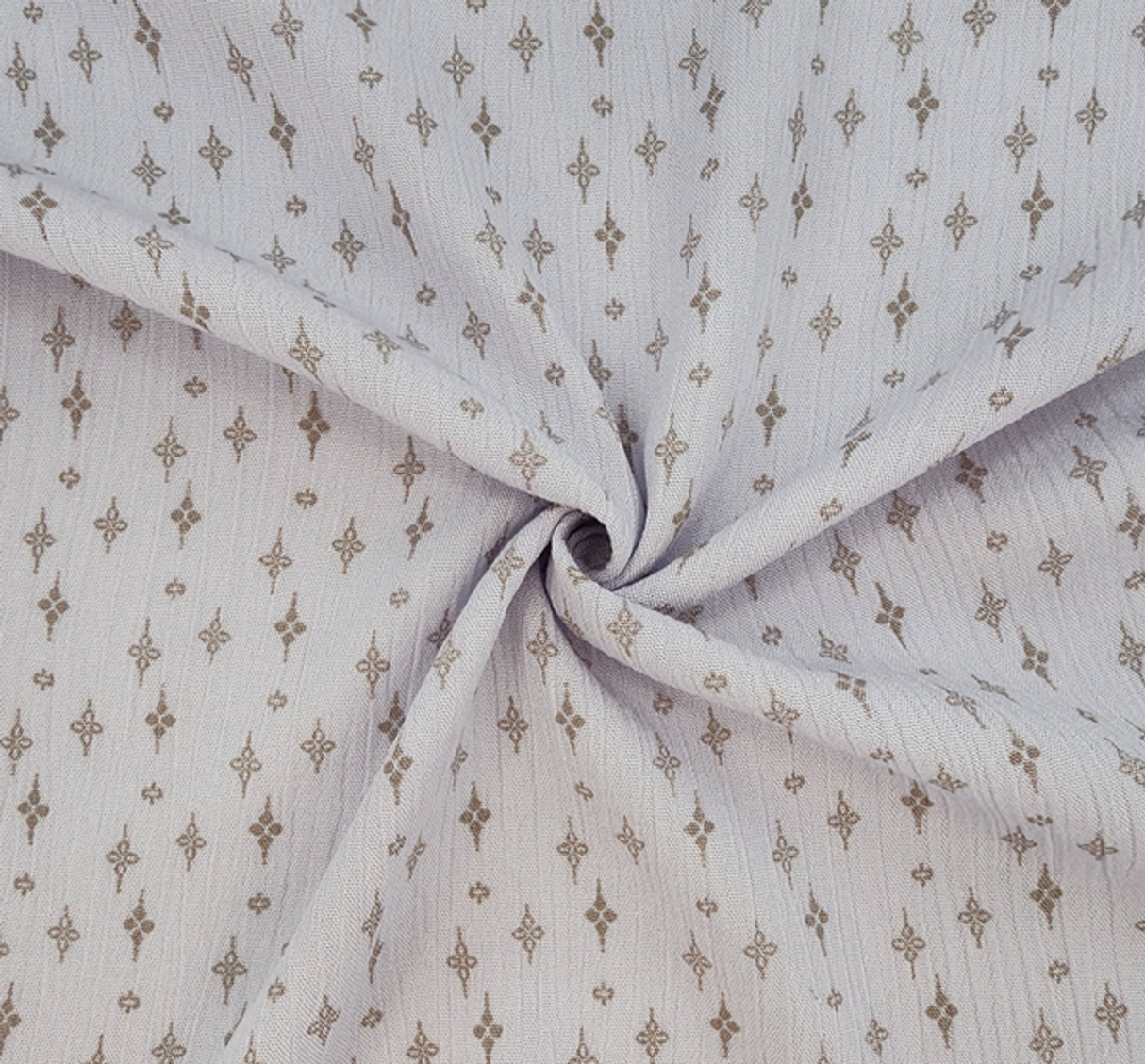 1 Yard Soft Lavender Taupe Rayon Crinkle Fabric by the Yard Lightweight 50/52" Wide 125 GSM