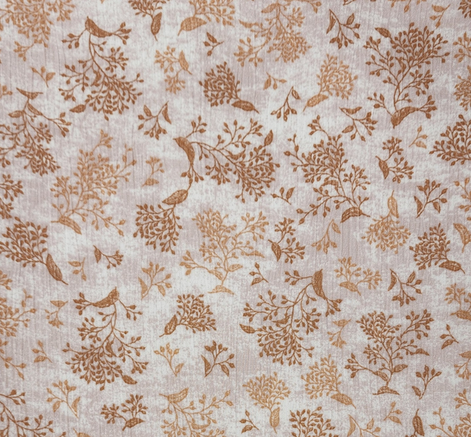 Rayon Crinkle 1D1456 Taupe Rayon Fabric - Taupe Crinkle, 50/52" Width