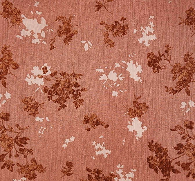 Rayon Crinkle 1D1529 100 Percent Rayon Fabric - Coral Pink, Crinkled Texture, 50/52" Width