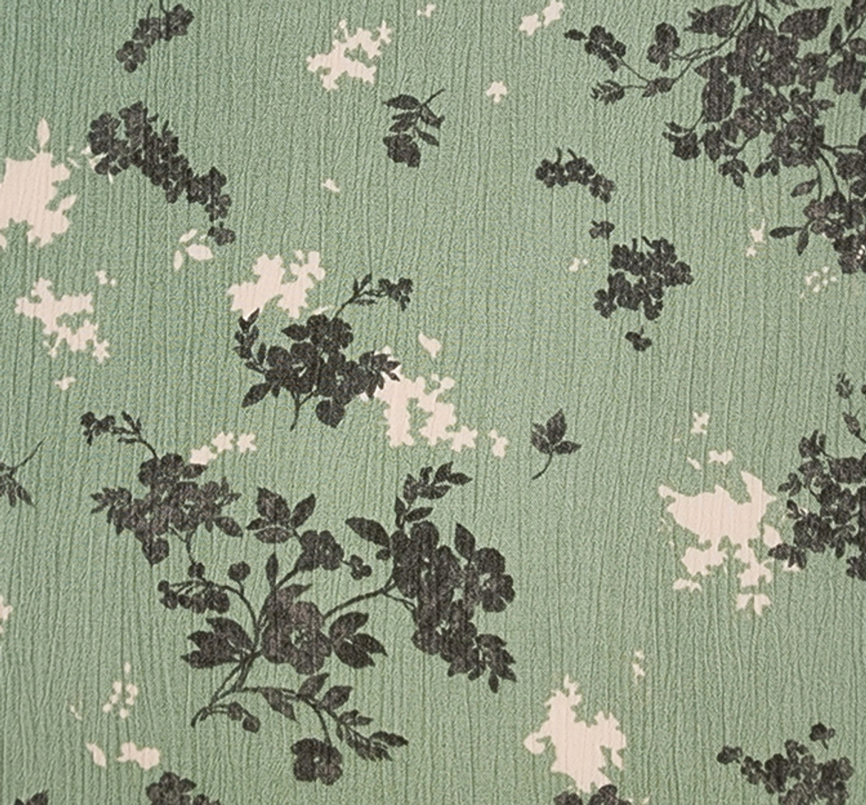 1 yard Laurel Green Rayon Crinkle Fabric Soft Textured Woven Apparel Fabric 50/52 Inch Width