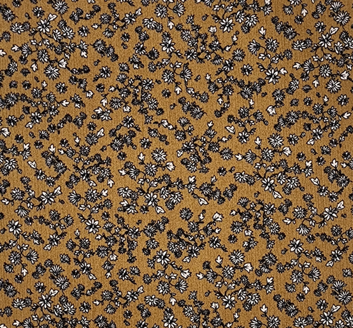 1 Yard Mustard Gold Rayon Crepon Crinkle Fabric Rayon Apparel Lightweight Drape 50/52 Inch Width