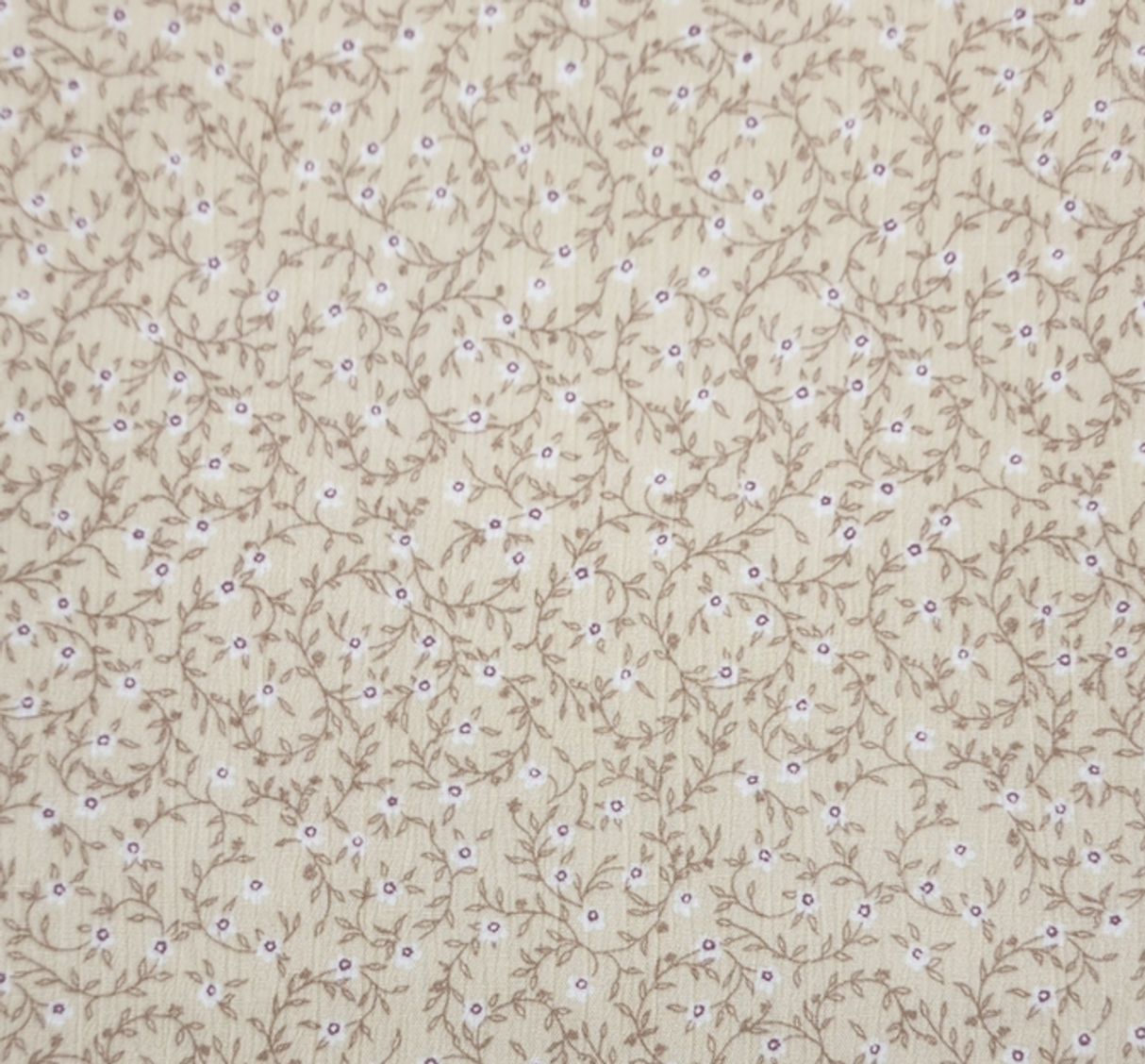 1 Yard Rayon Crinkle Cream Bread Fabric, 50/52" Wide Lightweight Apparel Material