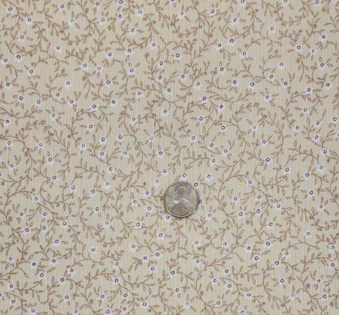 Rayon Crinkle 1D1645 100 Percent Rayon Fabric - Cream Bread, 50/52" Width