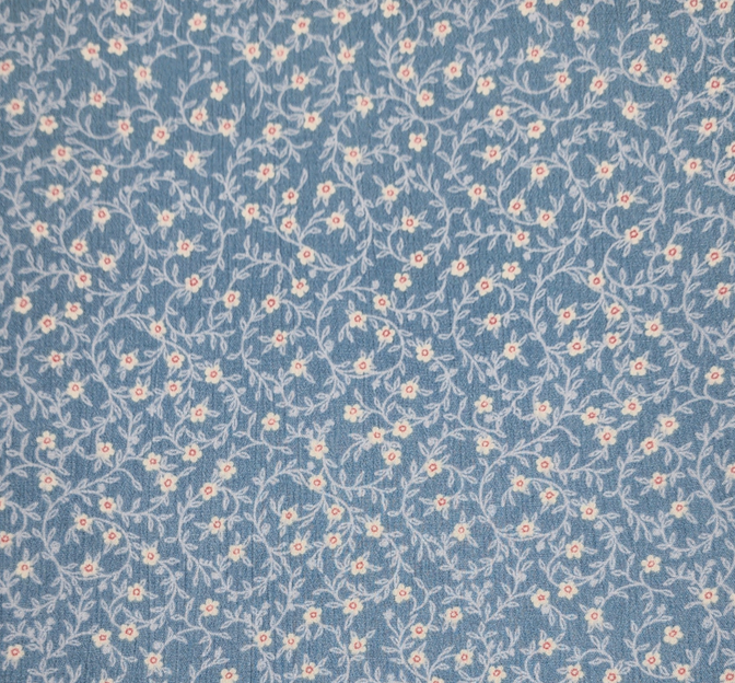 1D1645 Spring Blue Rayon Crinkle Fabric - Spring Blue, Textured, 50/52" Width