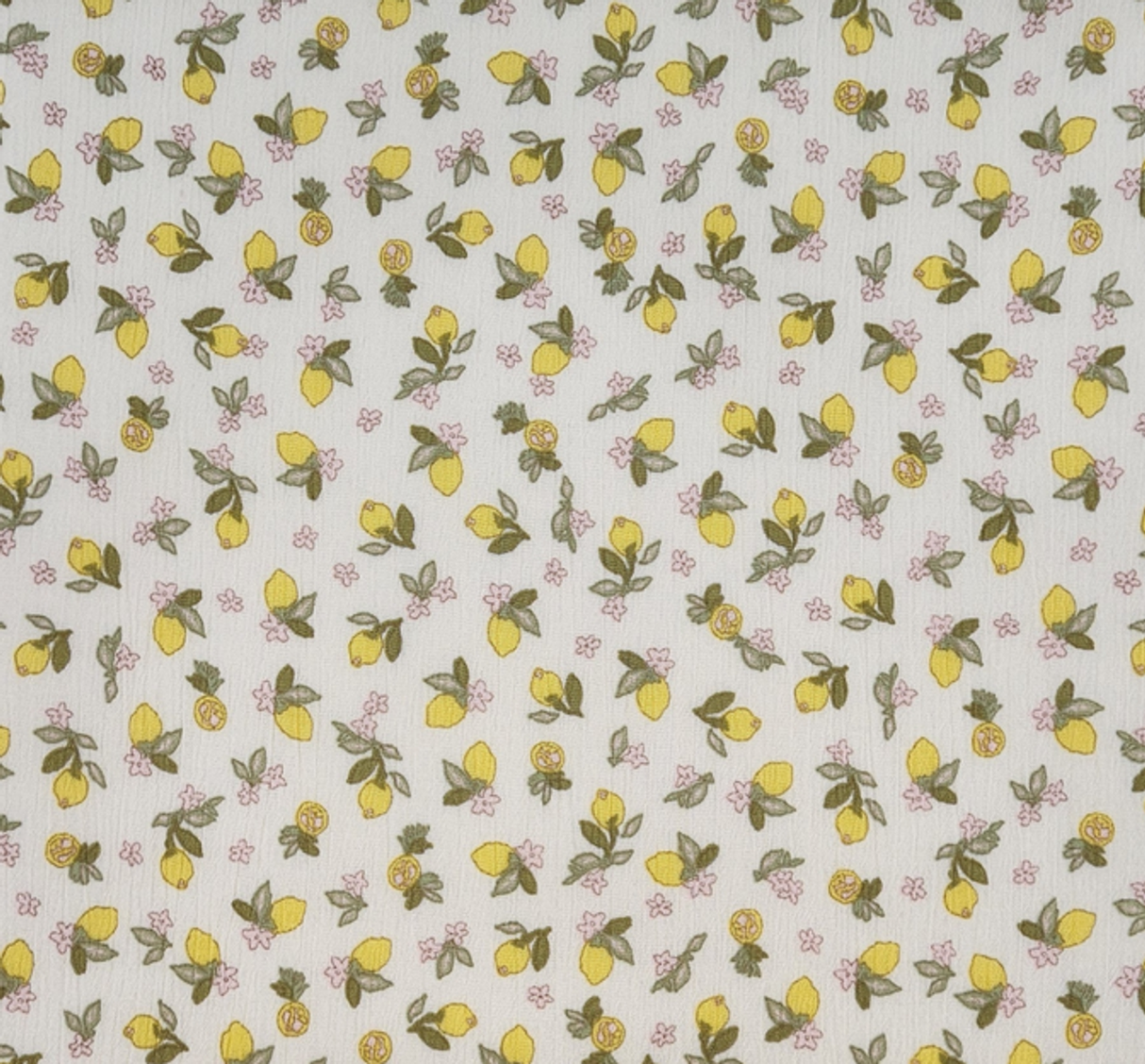 1 Yard Rayon Crinkle Fabric Lemon Rayon Lemon 50 to 52 Inches Wide