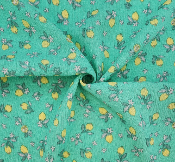 Rayon Crinkle 1D1650 Spring Bud Rayon Fabric - Spring Bud, 50/52" Width