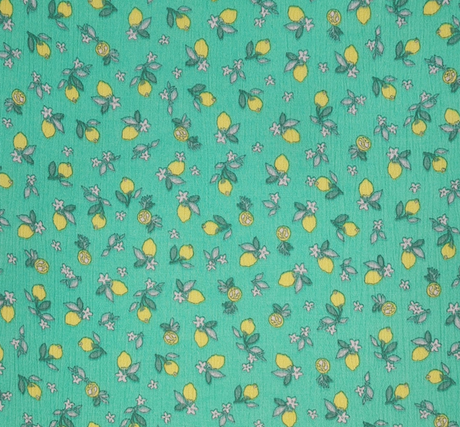 1 Yard Rayon Crinkle Spring Bud Fabric, 100% Rayon, 50/52” Wide, Lightweight Apparel Material
