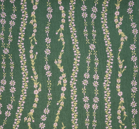 1 Yard Rayon Crinkle Dark Ivy Fabric, 50/52" Wide, Lightweight Apparel Material