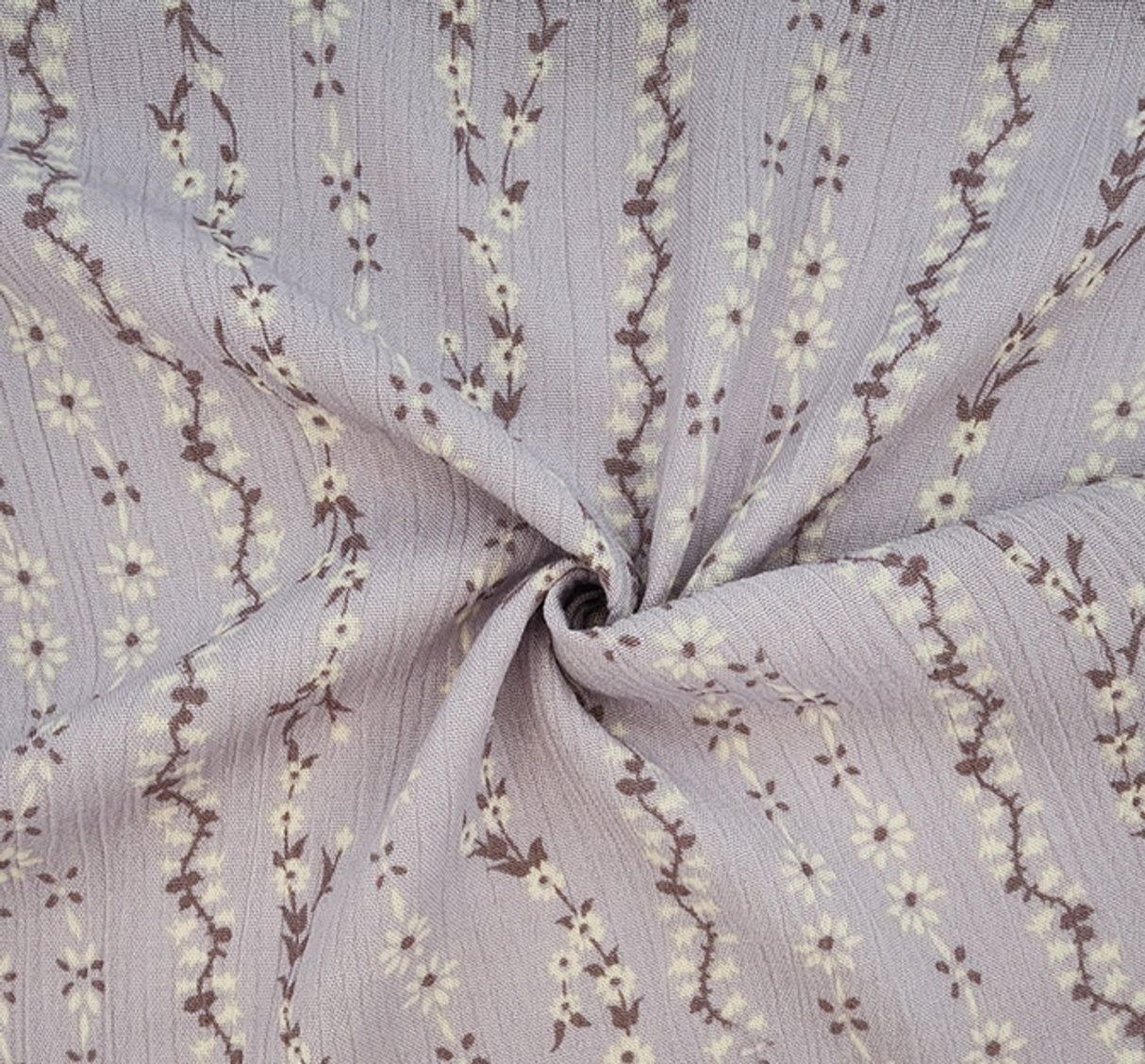 1 Yard Rayon Crinkle Fabric Lilac Marble Rayon Lilac Marble 50 to 52 Inches Wide