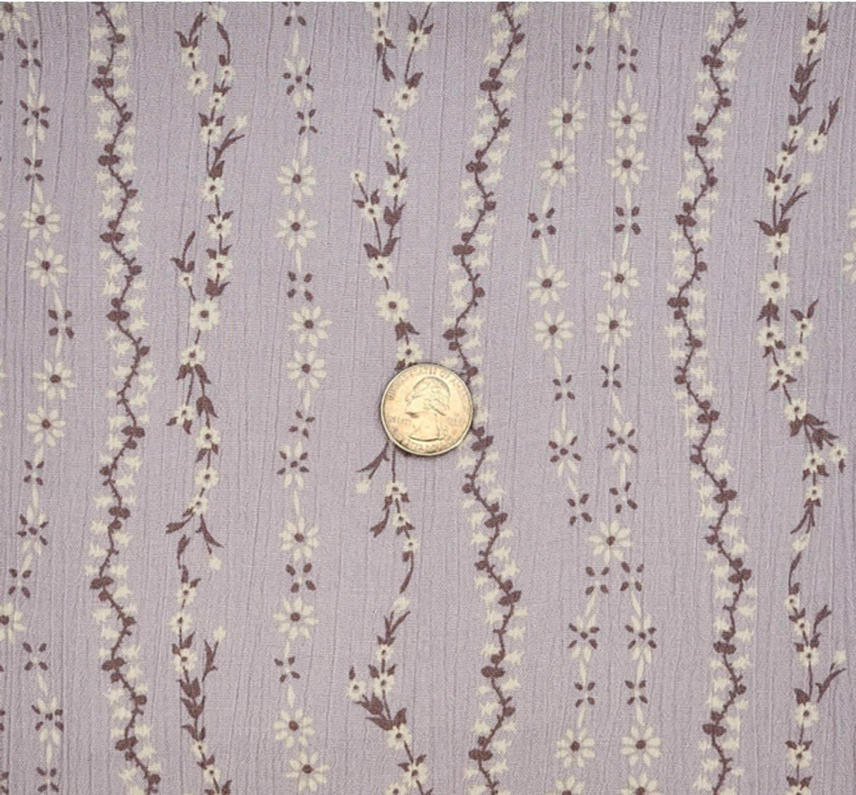 1 Yard Rayon Crinkle Fabric Lilac Marble Rayon Lilac Marble 50 to 52 Inches Wide