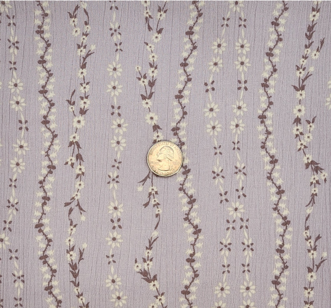 Rayon Crinkle 1D1652 Rayon Fabric - Lilac Marble, 50/52" Width