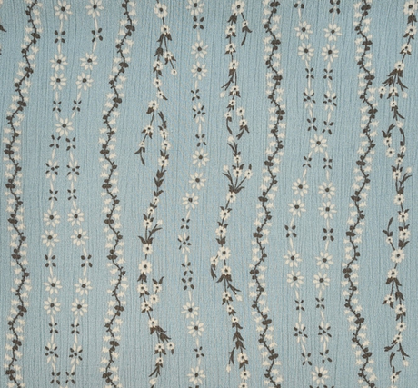 1 Yard Sky Gray Rayon Crinkle Fabric, 50/52" Wide Lightweight Apparel Material