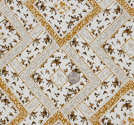 1 Yard Honey Gold Rayon Crinkle Fabric, 50/52" Wide, Lightweight Apparel Material