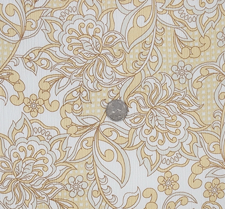 1 Yard Rayon Crinkle Neutral Apparel Fabric, 50/52" Width