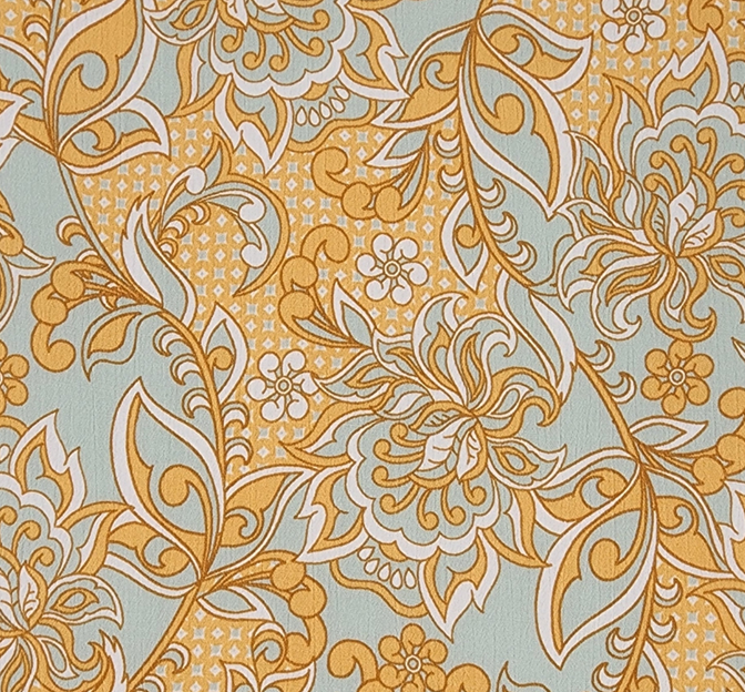 Rayon Crinkle 1D1675 Rayon Fabric - Yellow, Crinkle Texture, 50/52" Width