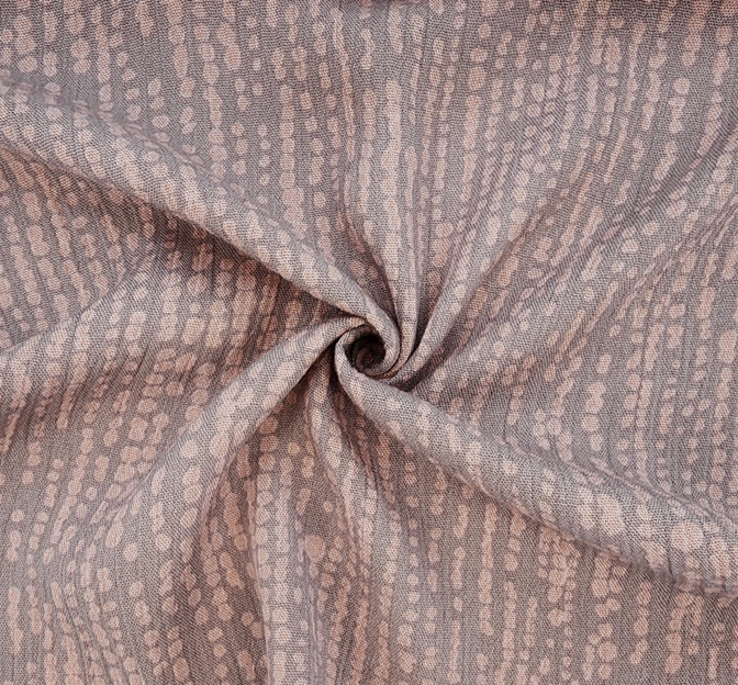 Rayon Crinkle 1D564 100 Percent Rayon Fabric - Rose Dust, Crinkle Texture, 50/52" Width