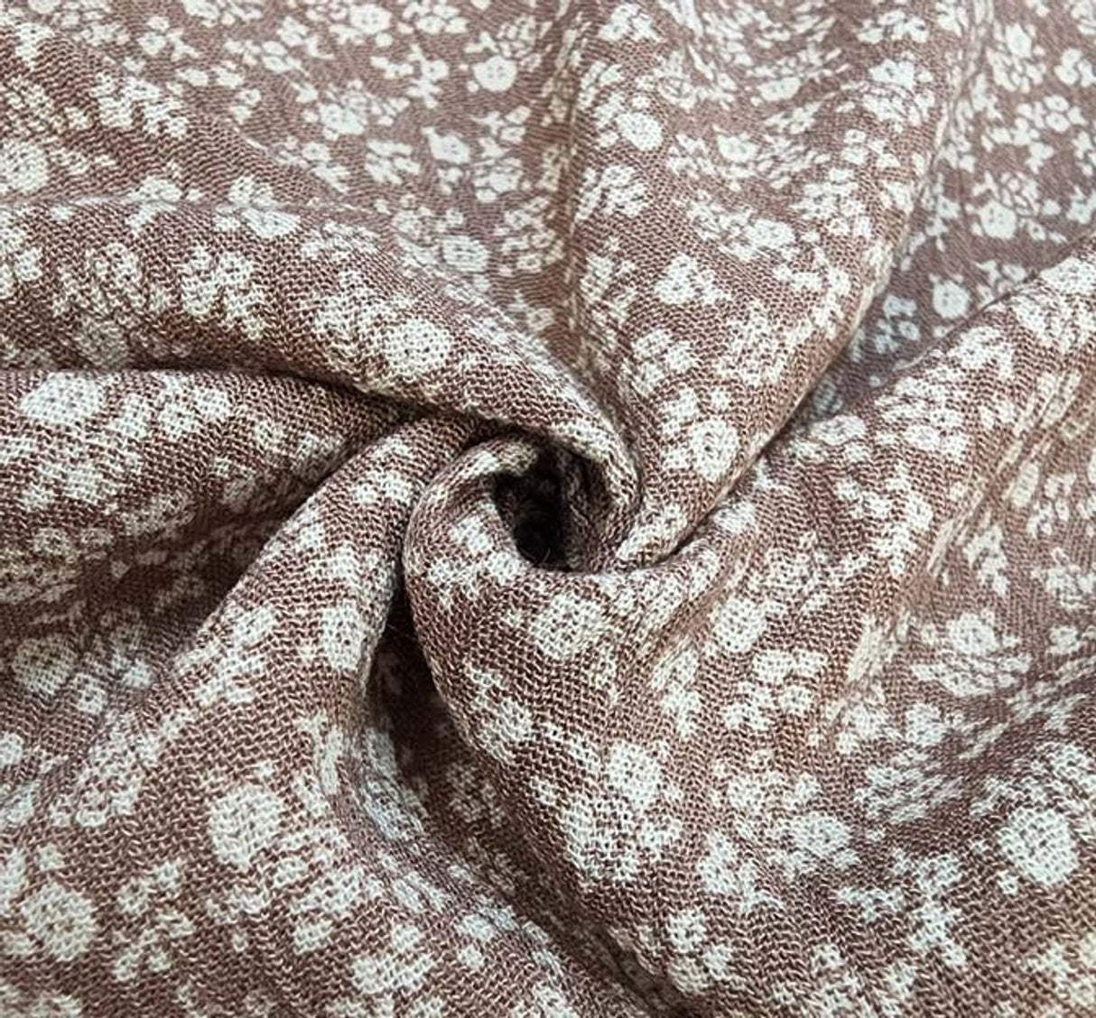 1 Yard Rayon Crinkle Mauve Woven Fabric, 50/52″ Wide 100% Rayon