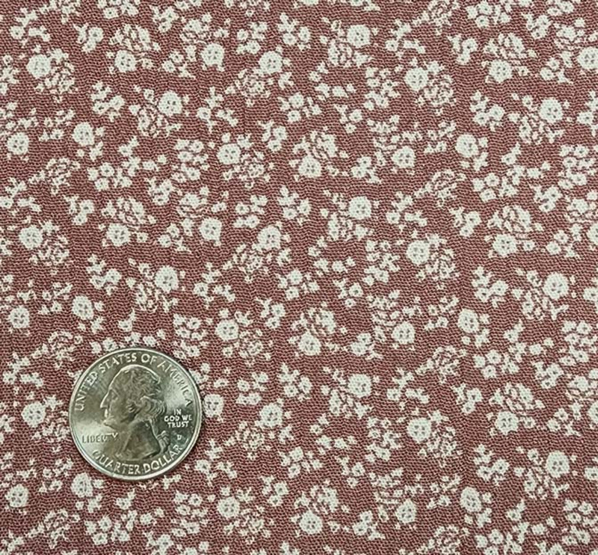 1 Yard Rayon Crinkle Rose Woven Fabric, 50/52″ Wide 100% Rayon