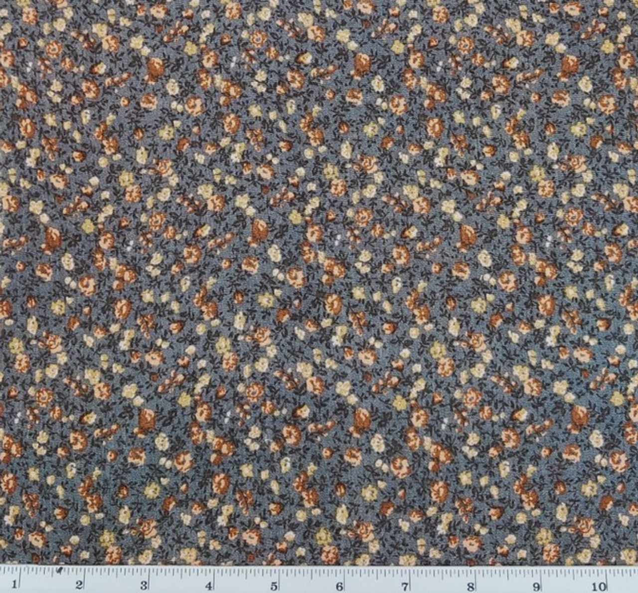1 Yard Rayon Crinkle Asphalt Gray Woven Fabric, 52/53″ Wide 100% Rayon