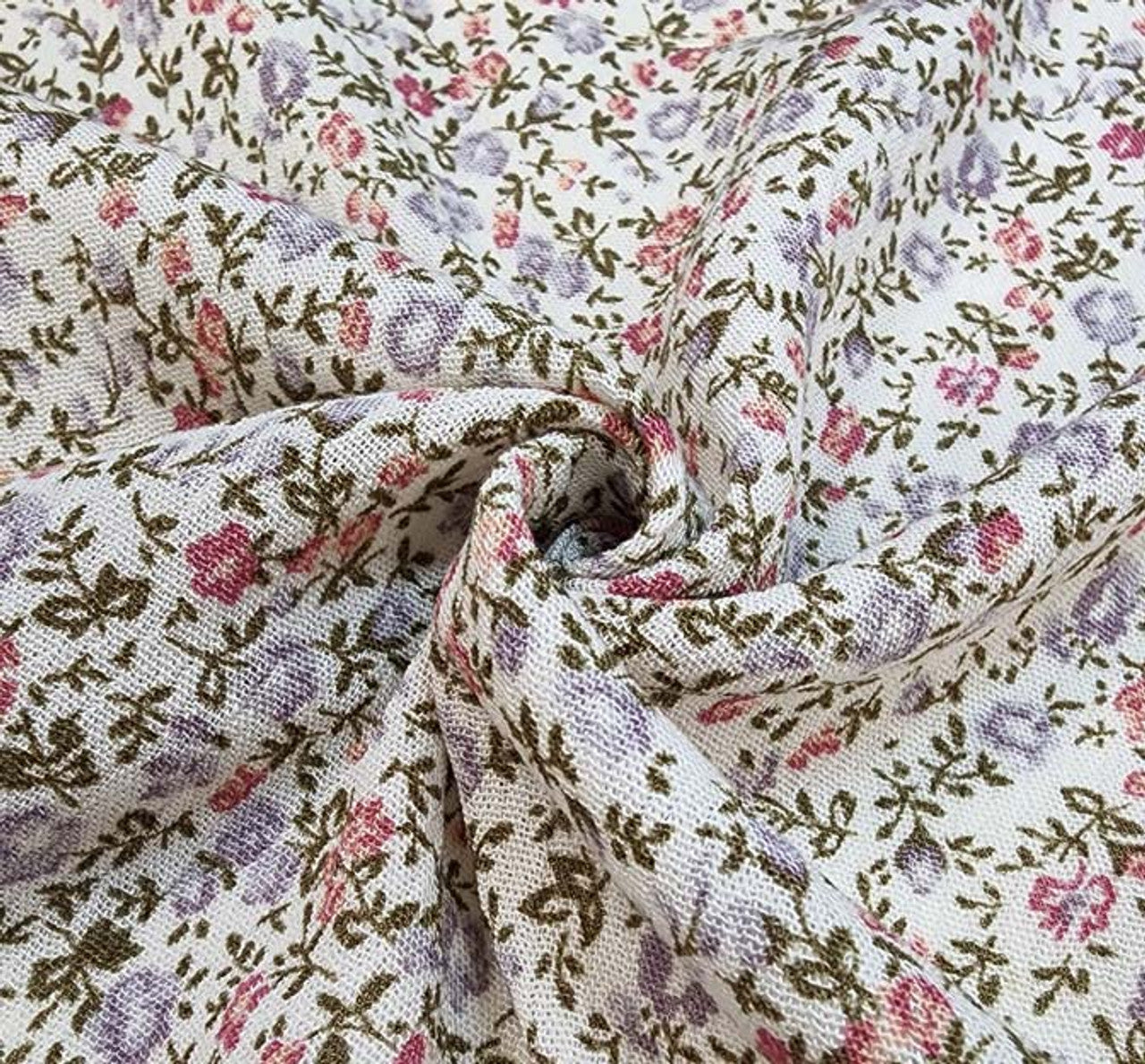 1 Yard Rayon Crinkle Gray Woven Fabric, 50/52″ Wide 100% Rayon