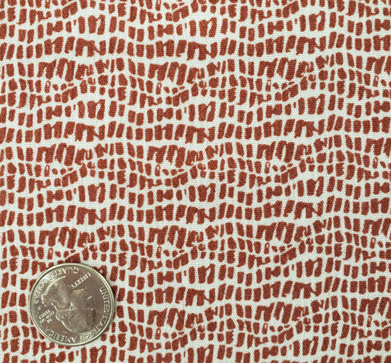 1 Yard Rayon Crinkle Fabric in Brick Color 50/52 Inch Wide 100 Percent Rayon