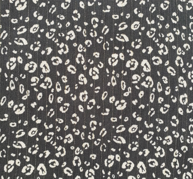 Rayon Crinkle 1D1157 Rayon Fabric - Charcoal Beige With Lurex, Crinkle Texture, 50/52" Width
