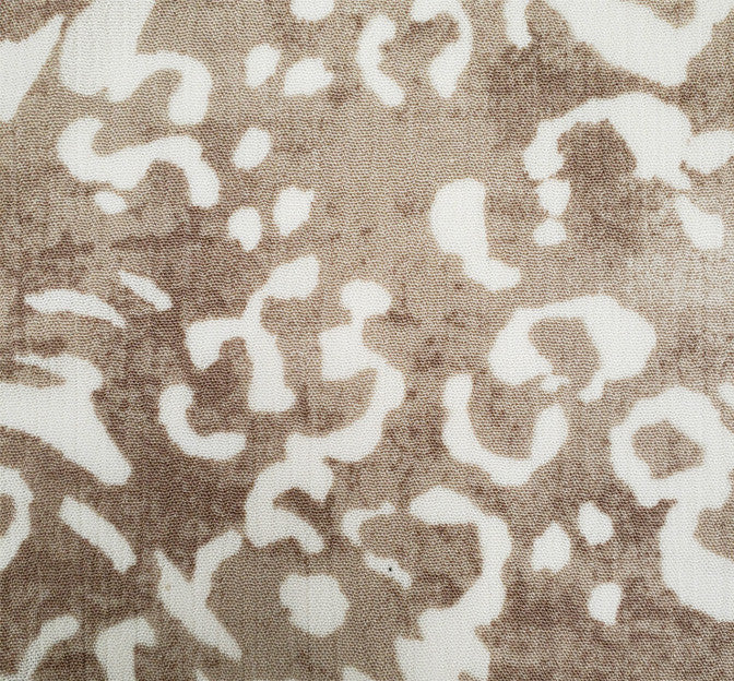 Rayon Crinkle 1D1239 100 Percent Rayon Fabric - Dark Taupe/Ivory, Crinkle Texture, 50/52" Width