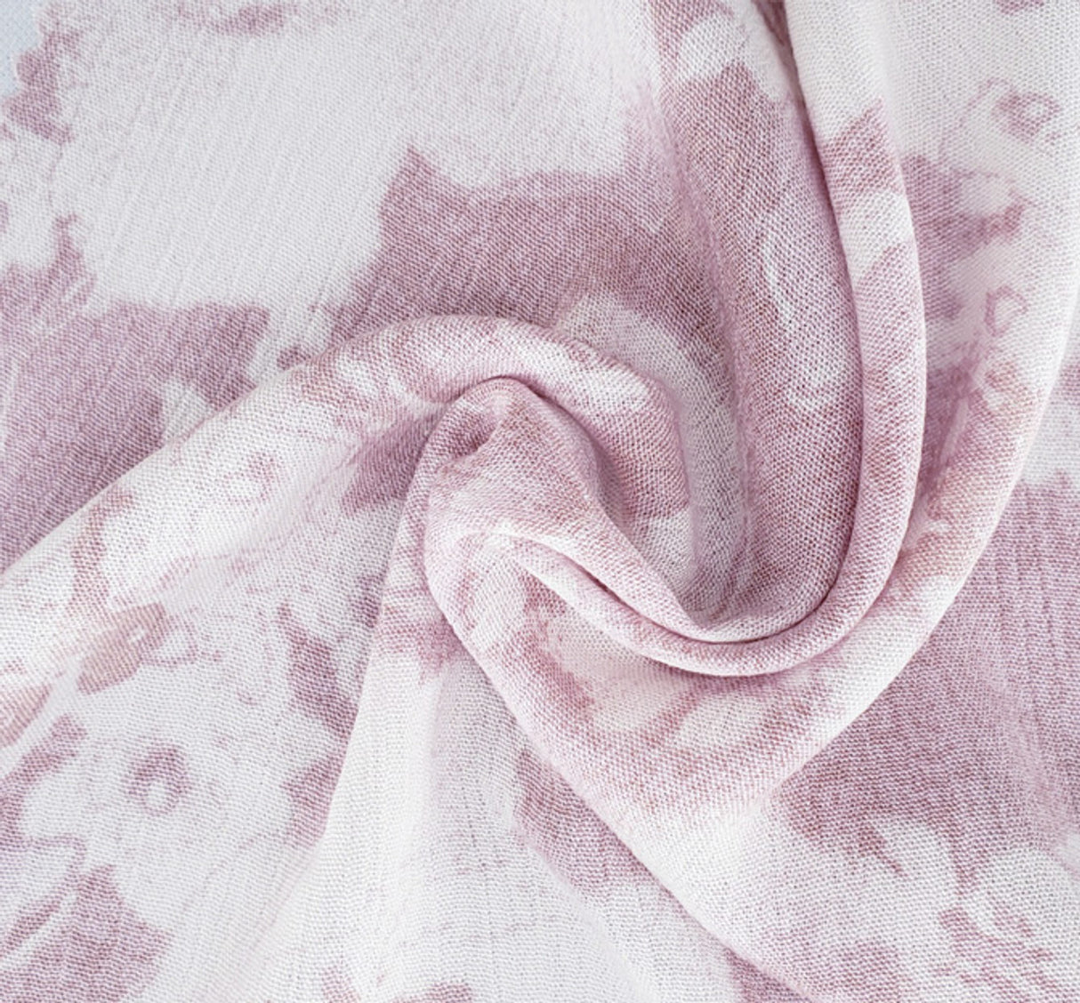 1 Yard Rayon Crinkle Mauve Woven Fabric, 50/52″  Wide 100% Rayon