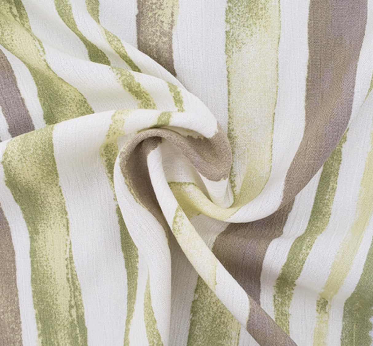1 Yard Lightweight Rayon Crinkle Woven Fabric Lime Ivory 50/52 Inch Wide Premium Quality
