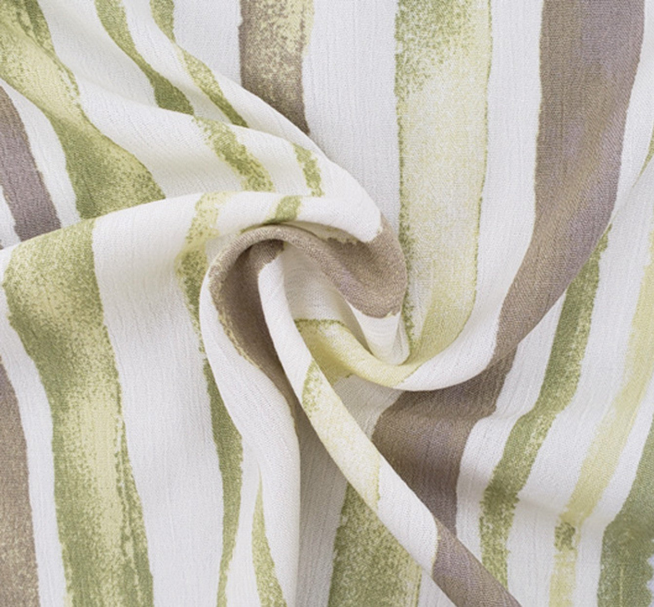 1 Yard Lightweight Rayon Crinkle Woven Fabric Lime Ivory 50/52 Inch Wide Premium Quality