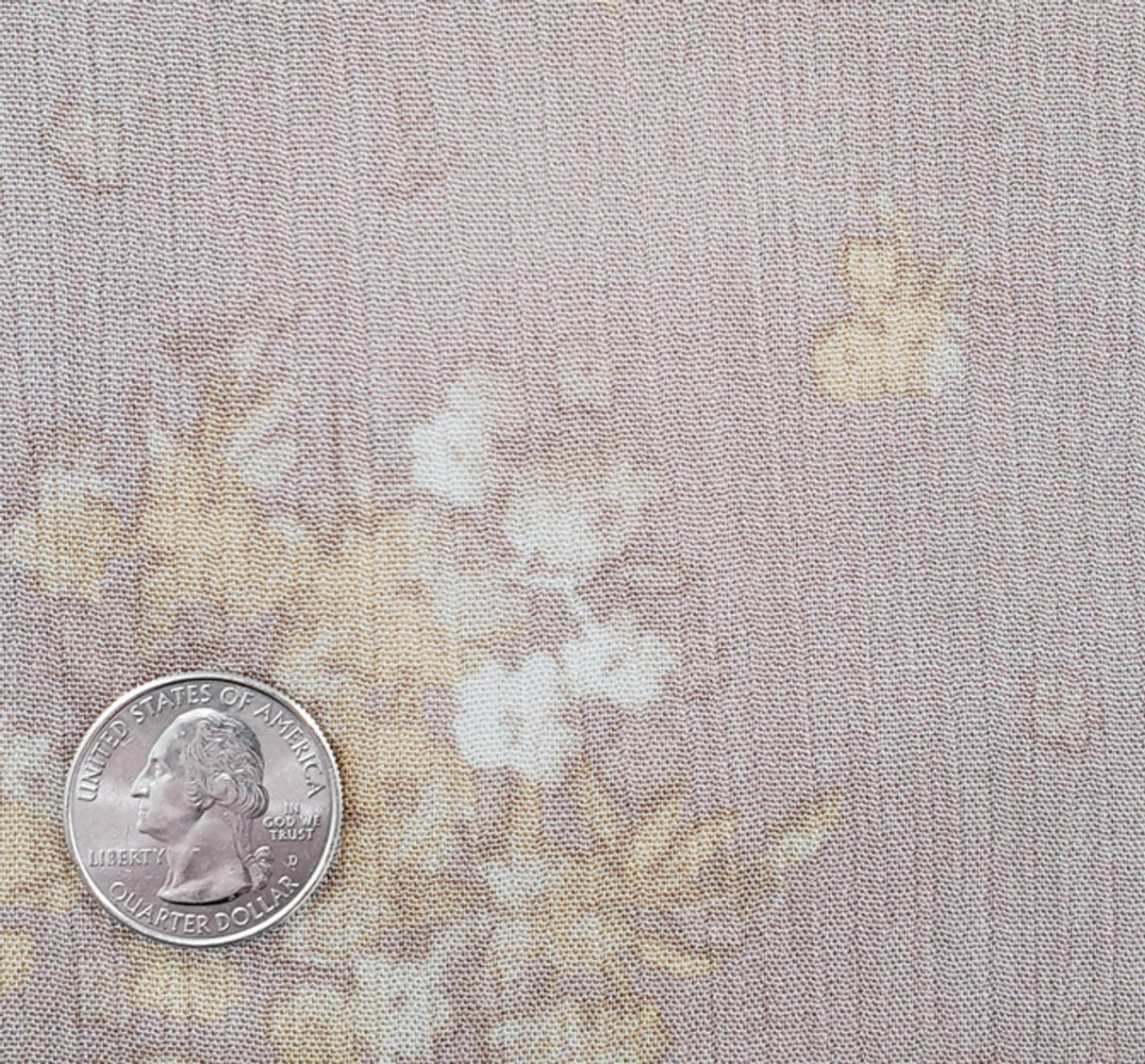 1 Yard Rose Dust Rayon Crinkle Woven Fabric 50/52 Inch Wide Soft and Elegant Drape
