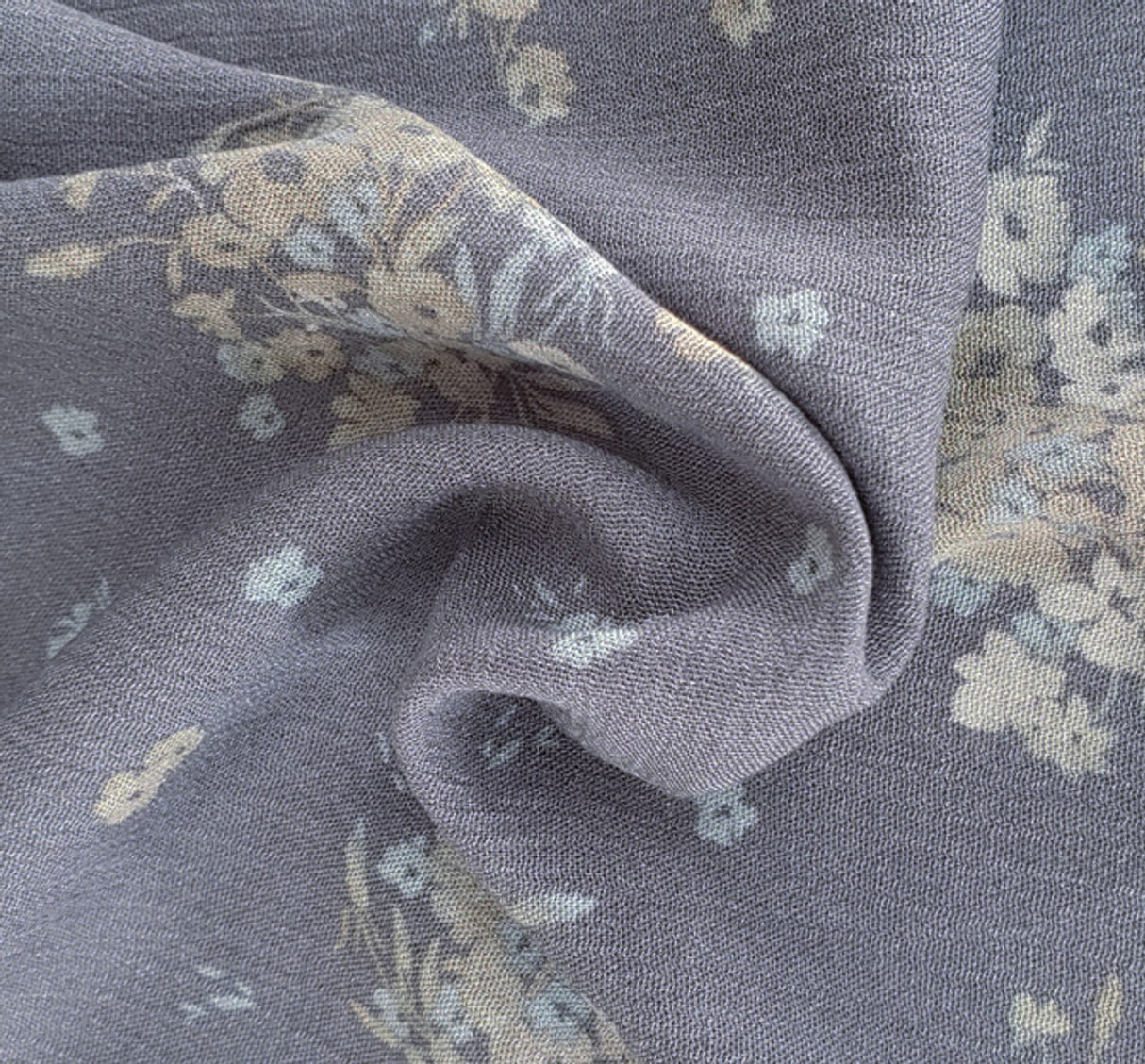 1 Yard Rayon Crinkle Warm Gray Woven Fabric, 50/52″ Wide 100% Rayon