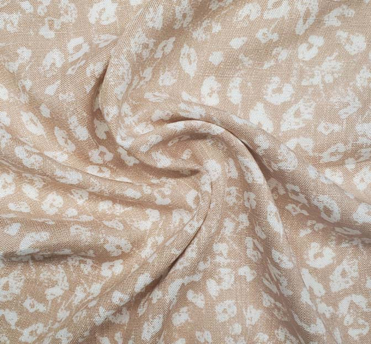 1 Yard Rayon Slub Hazelnut Apparel Fabric Width 55/56 Inches Width