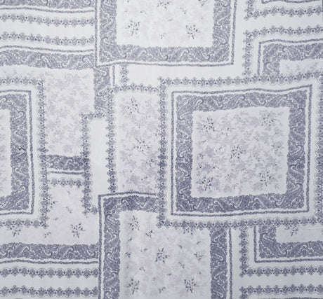 1 Yard 50/52" Ivory Slate Rayon Crinkle Lightweight Woven Crepon for Apparel Sewing